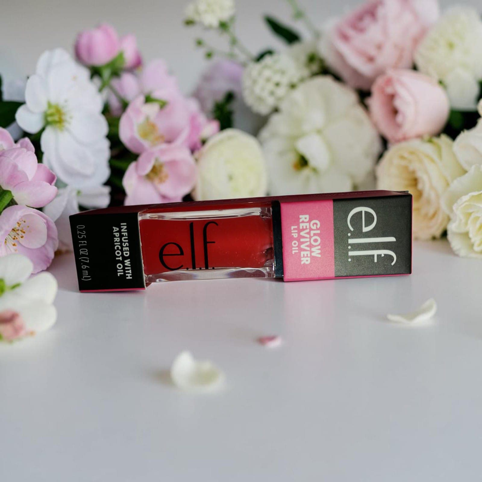 e.l.f. Glow Reviver Lip Oil Red Delicious